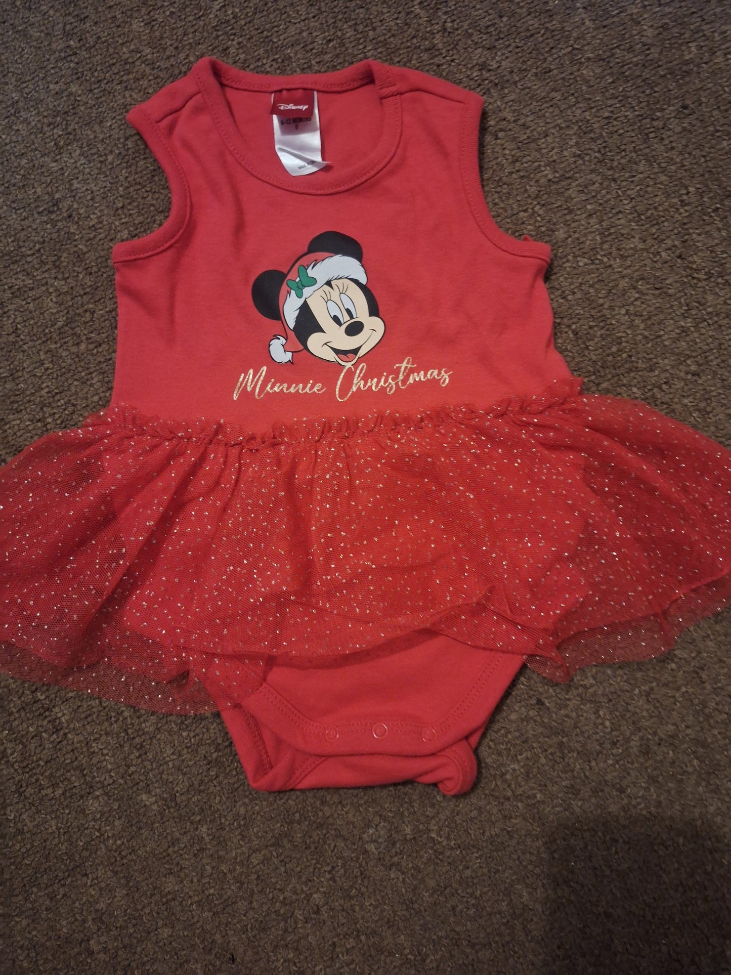 (0) Minnie Christmas Bodysuit