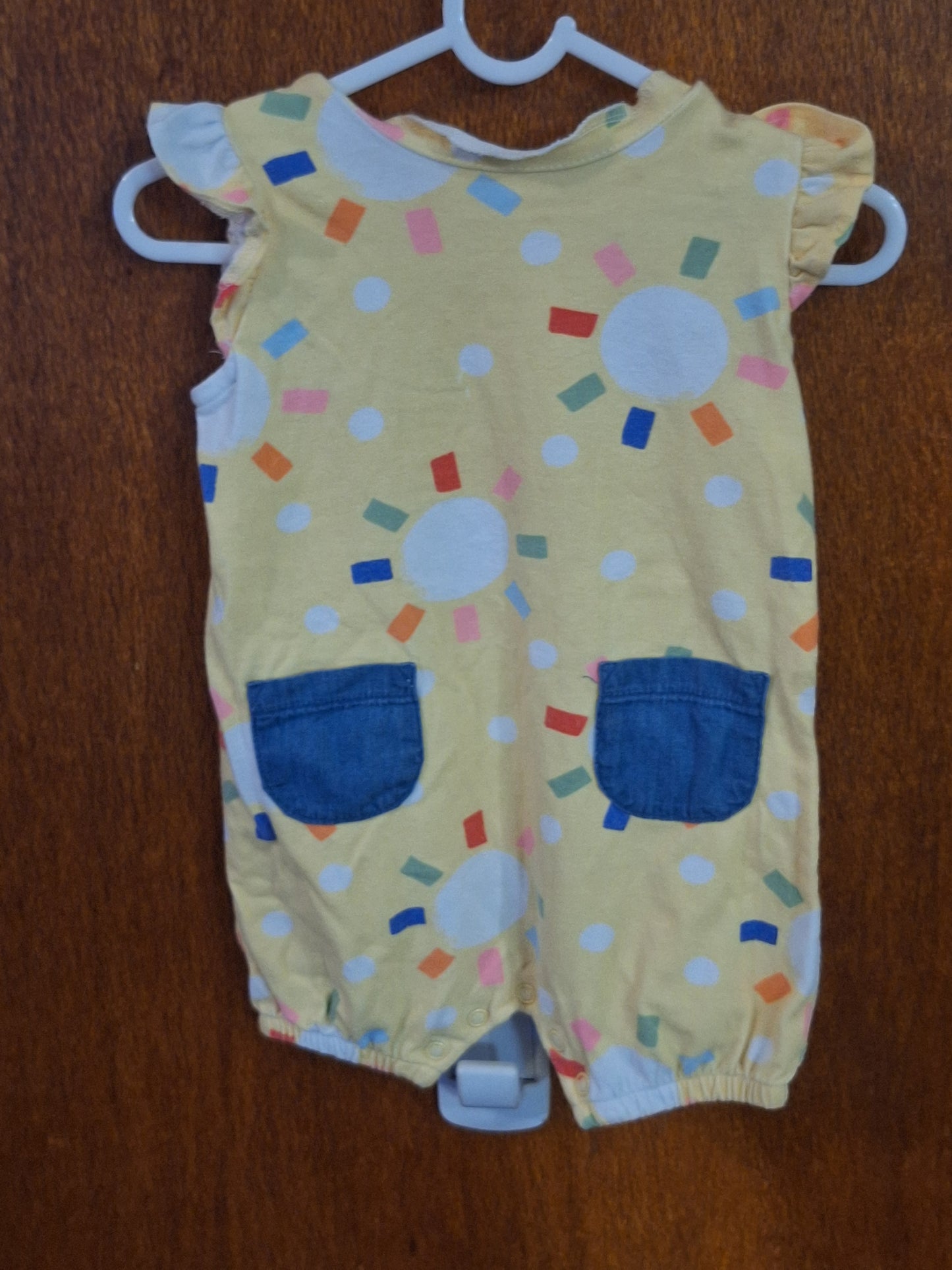 (0) Jack & Milly Romper Sun Print