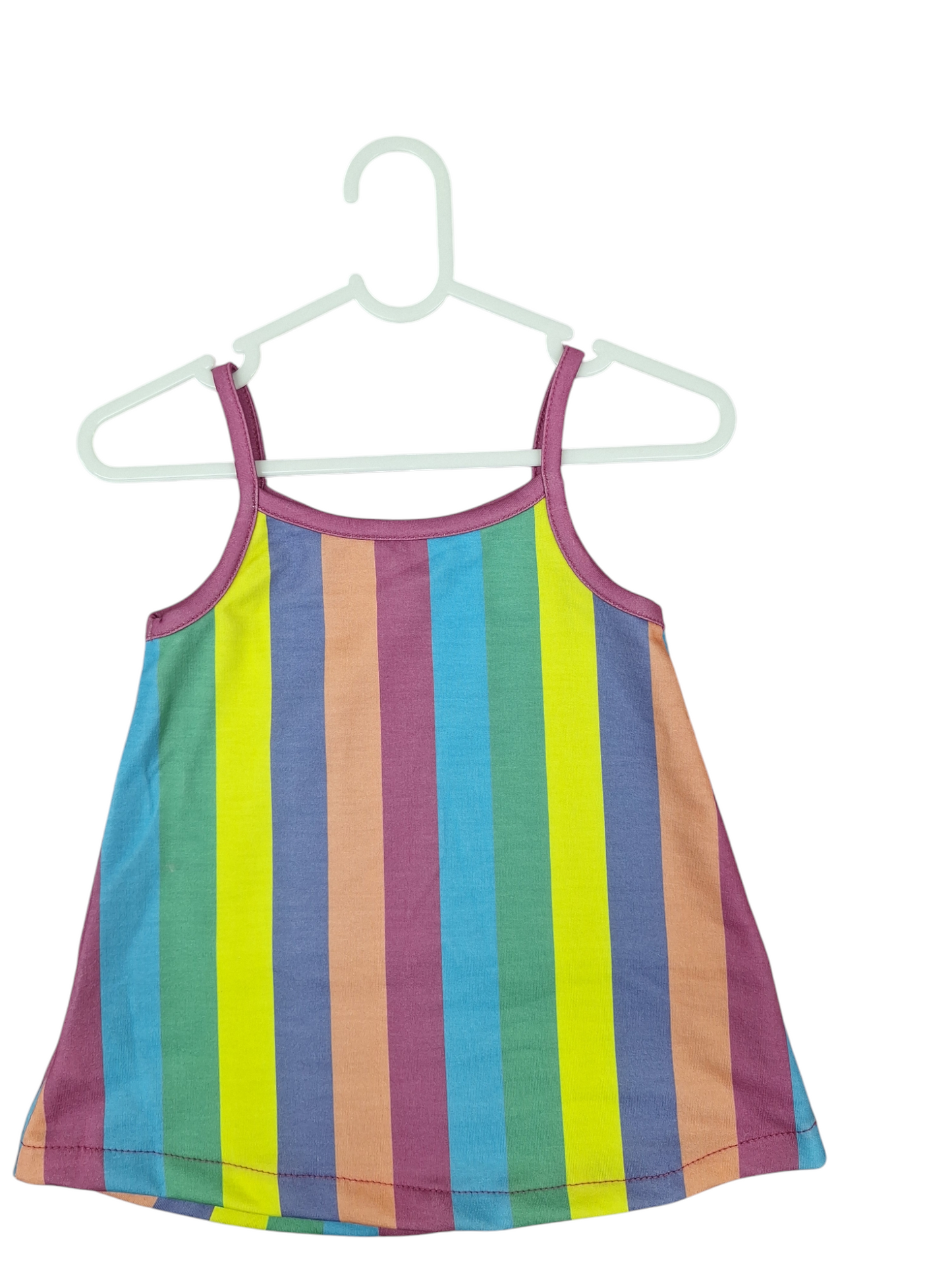 (3-6 Months) BABY COLOURFUL STRIPED DRESS