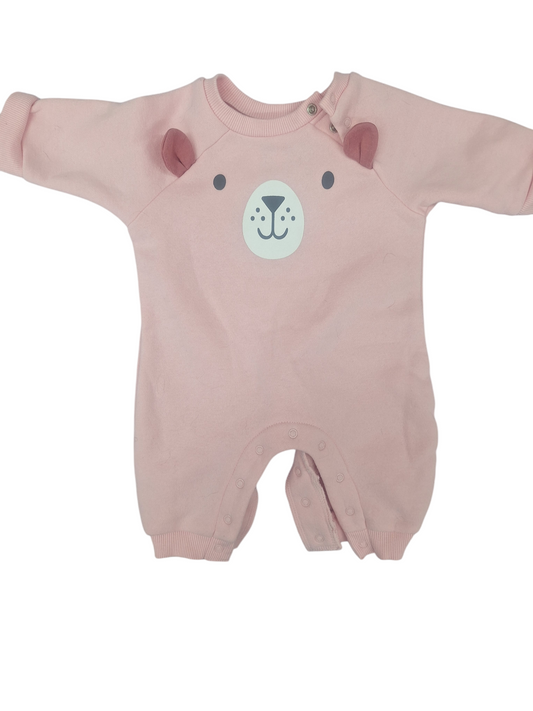 Pink Wool Newborn baby suit