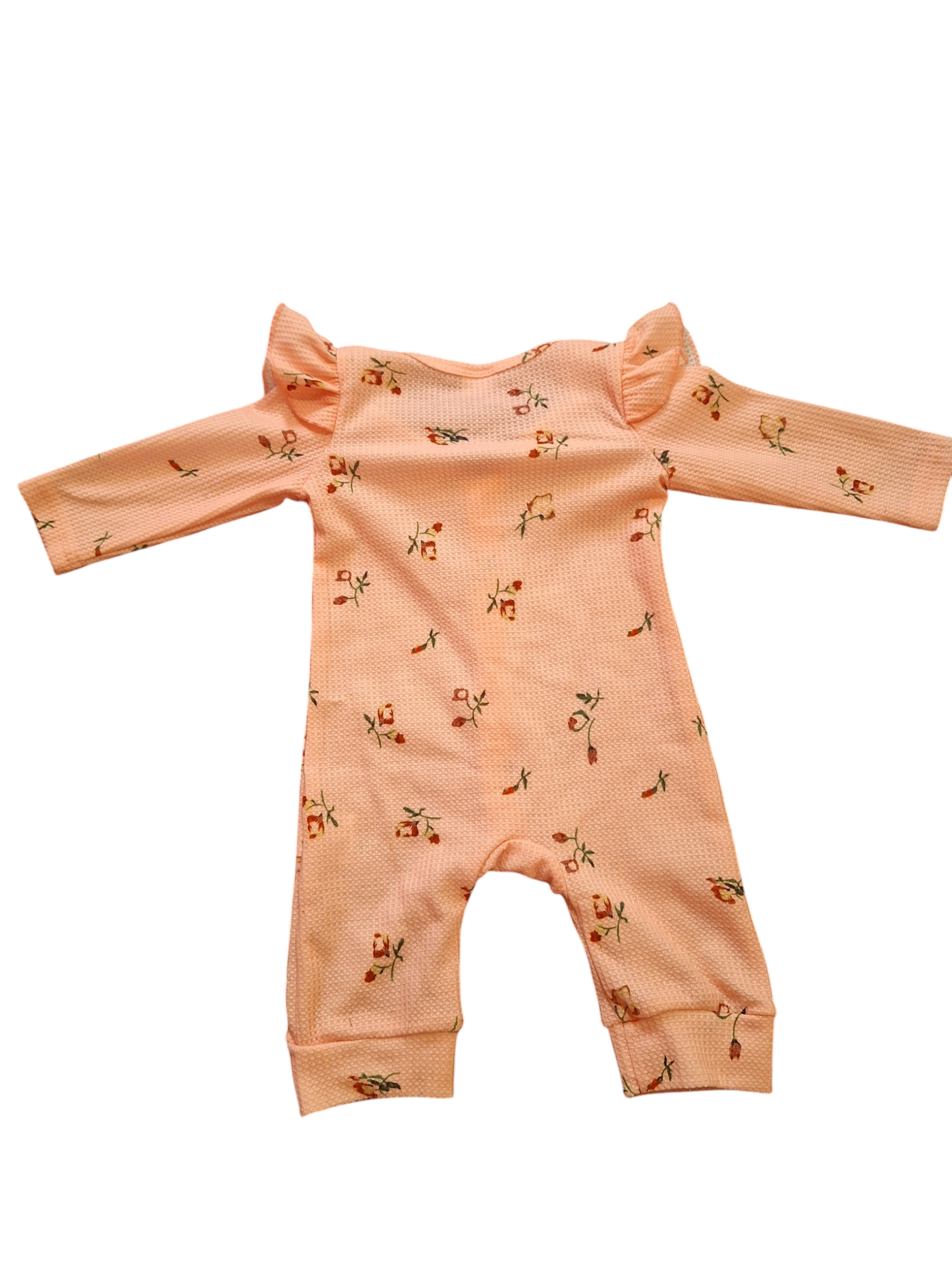 (0-3M) Pat Pat Pink Flower onesie