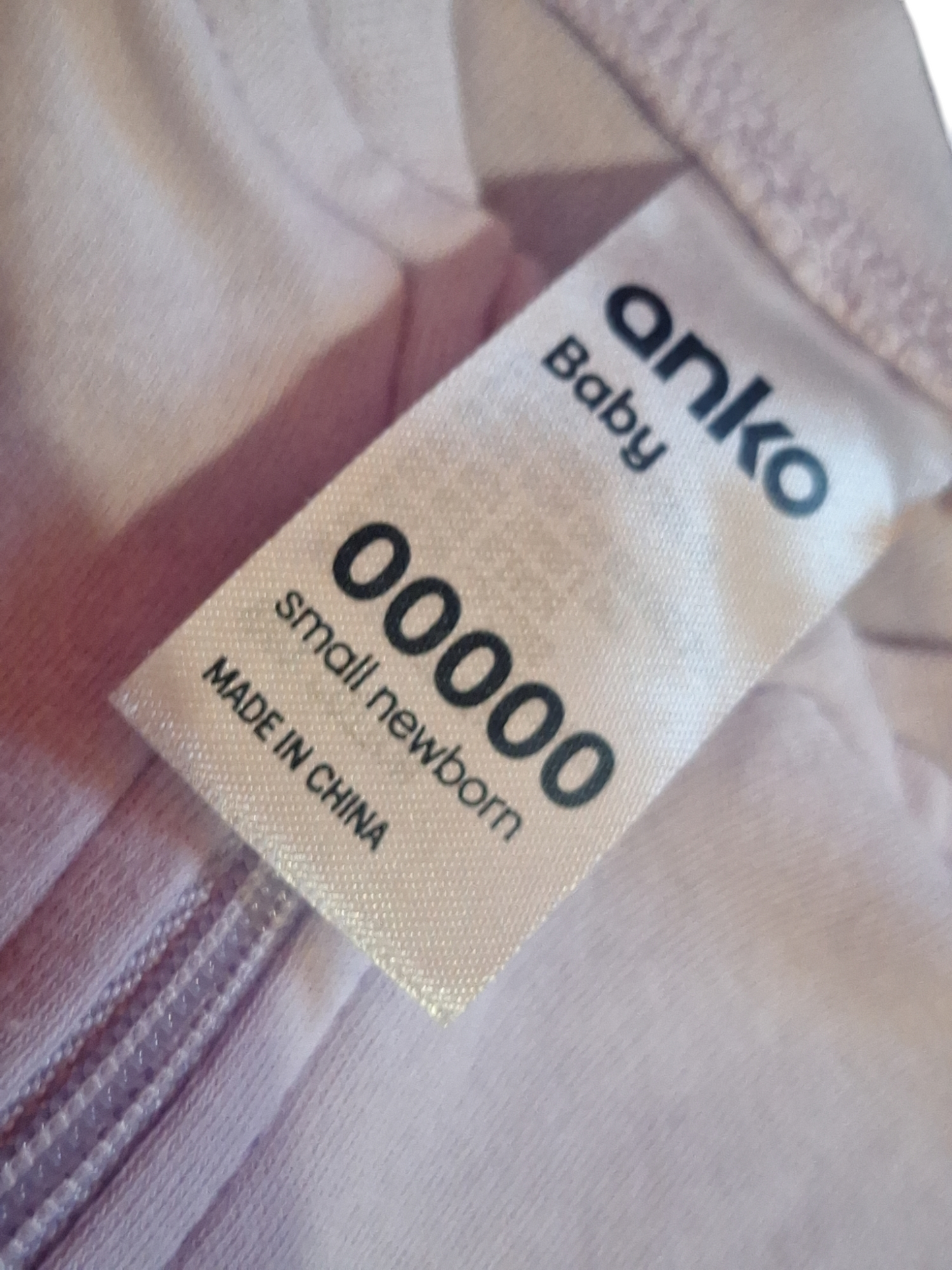 [00000) Small newborn Anko Zip onesie