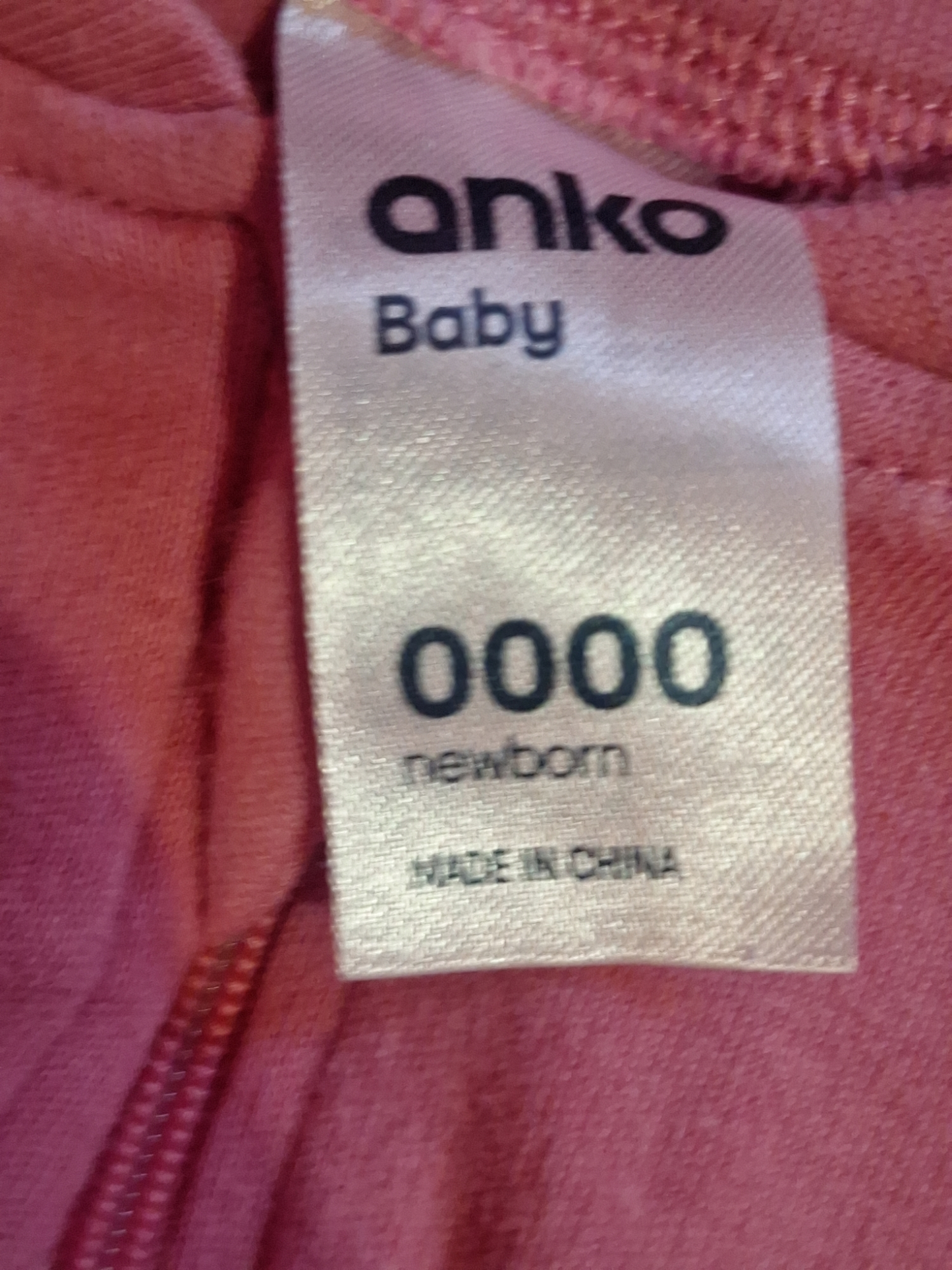 [0000] Anko Newborn Pink onesie