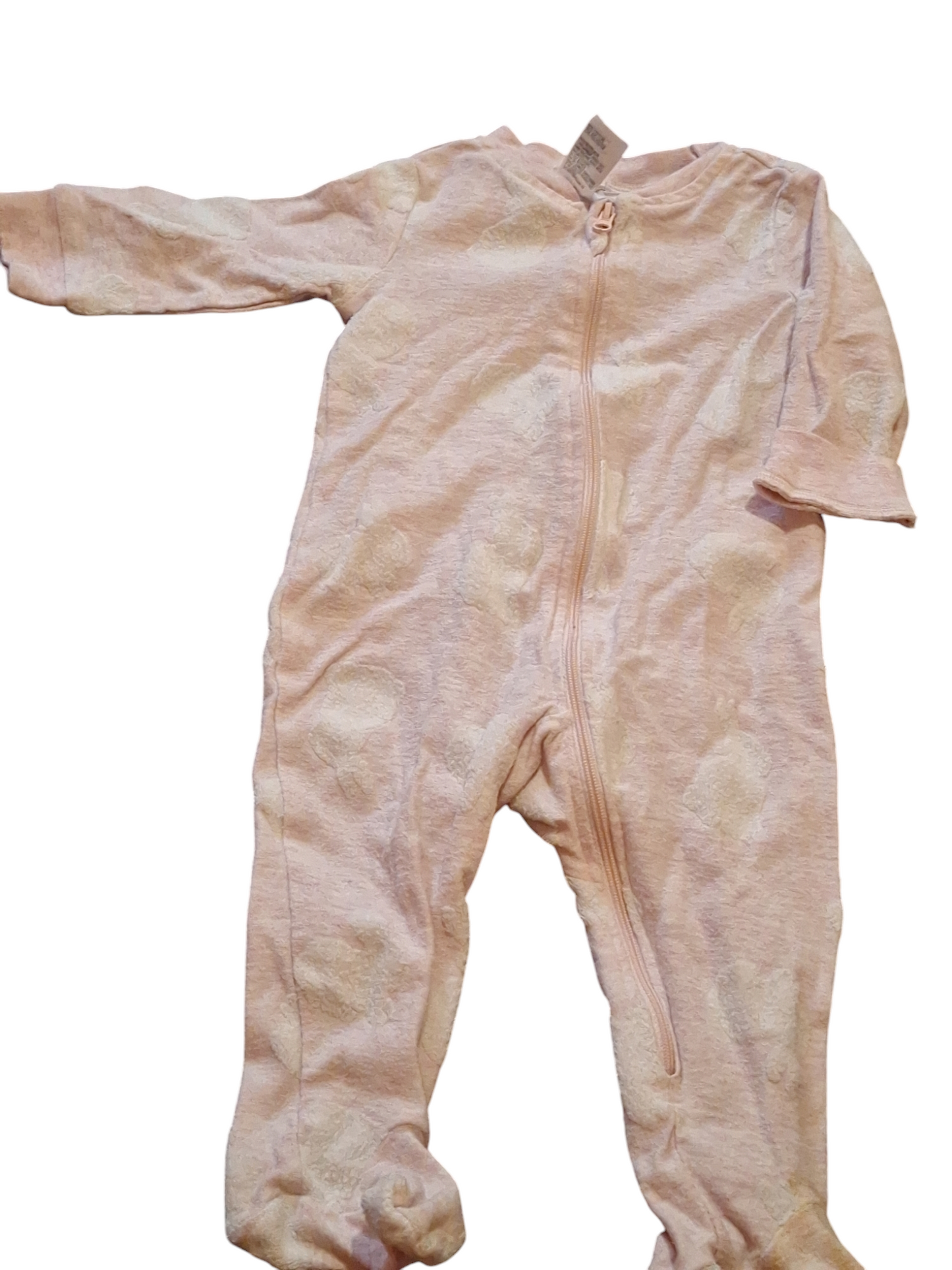 (00) Anko Pink/ white Rabbit onesie