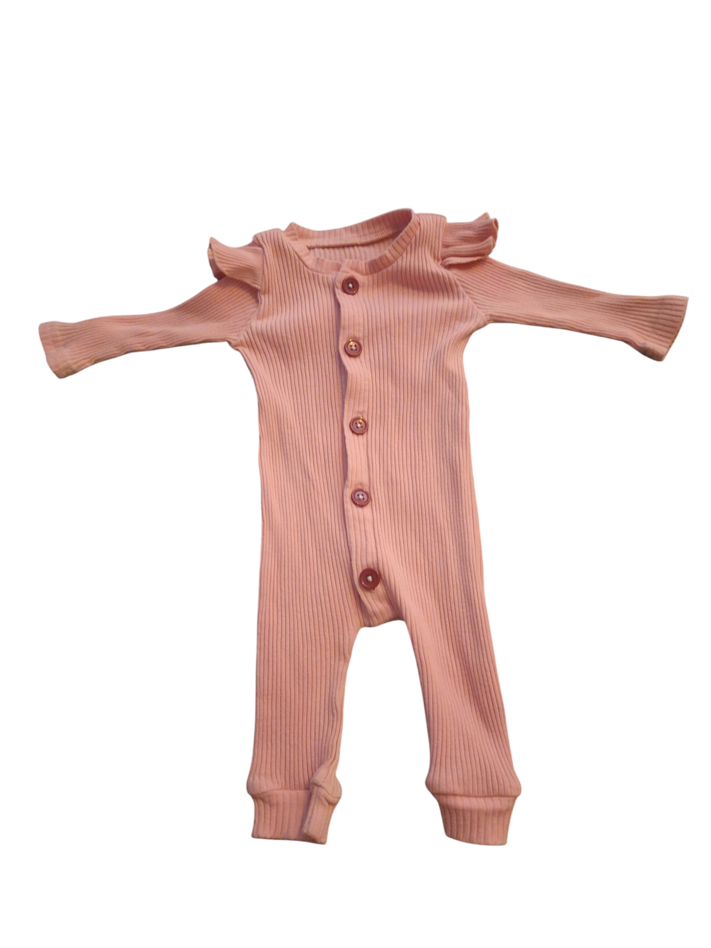 Pink Frill Coveralls