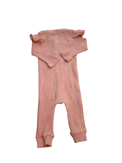 Pink Frill Coveralls