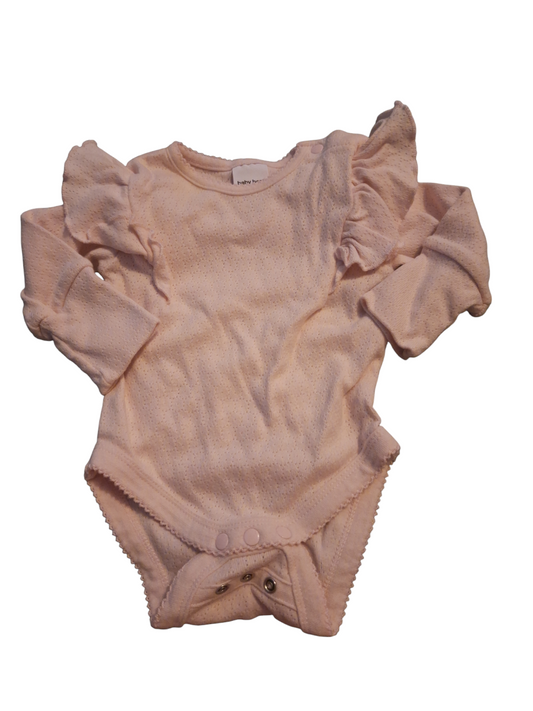 Baby Berry Ruffle Shoulder bodysuit